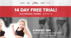 Desktop Screenshot of goclubfitness.com